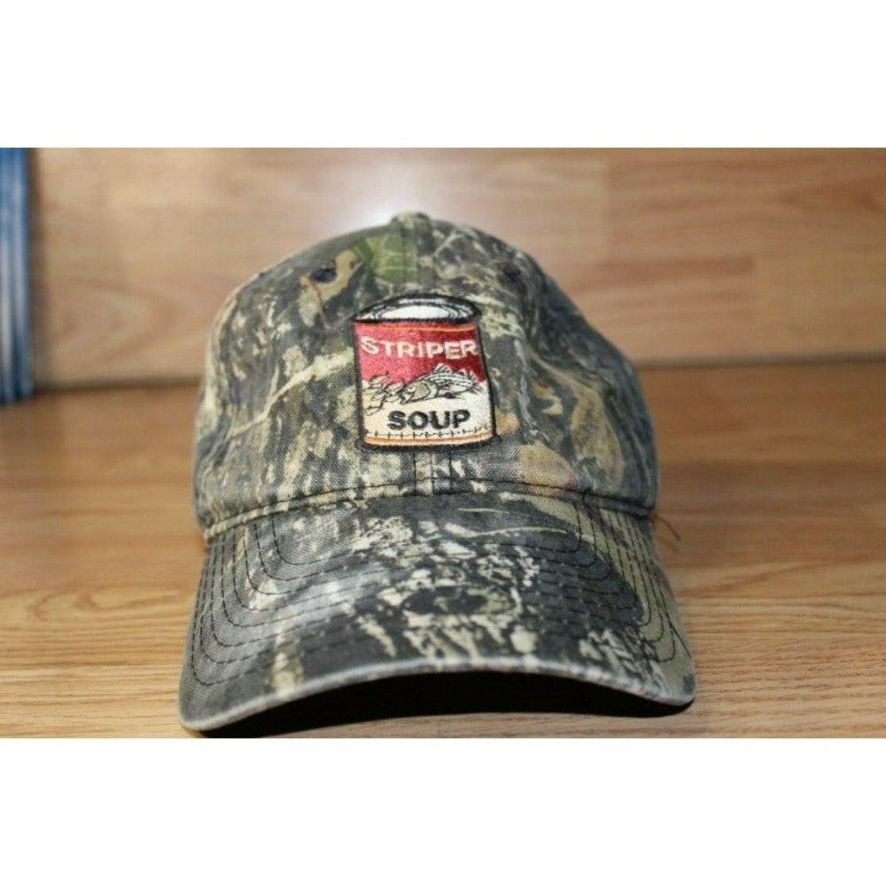 Port Authority Camo  Hat "Striper Soup"/ Velcro Strap